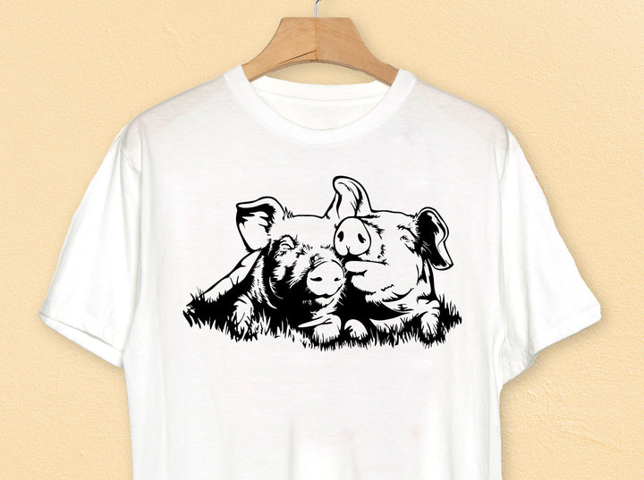 Cute Pigs PNG