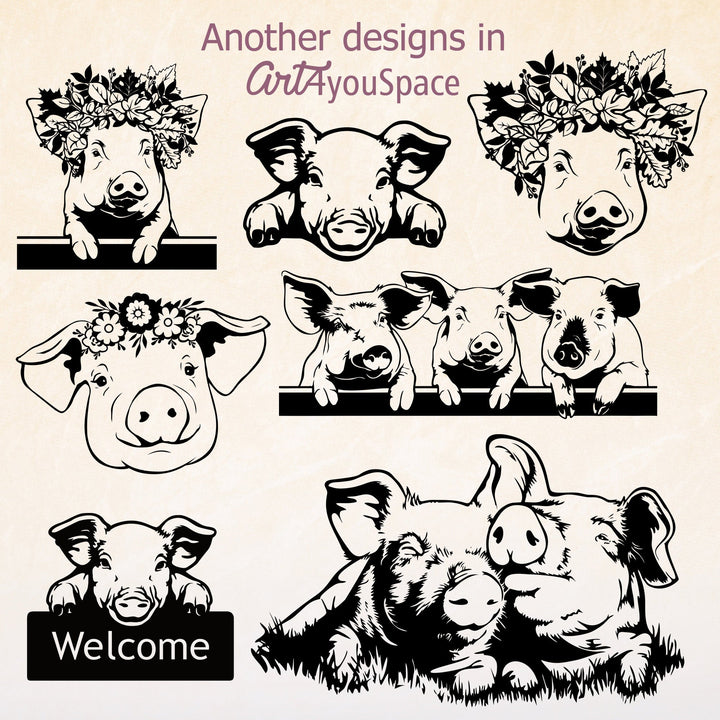 Flying Pig Clipart