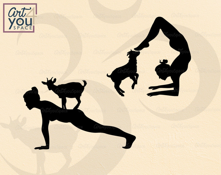 Goat yoga, Svg