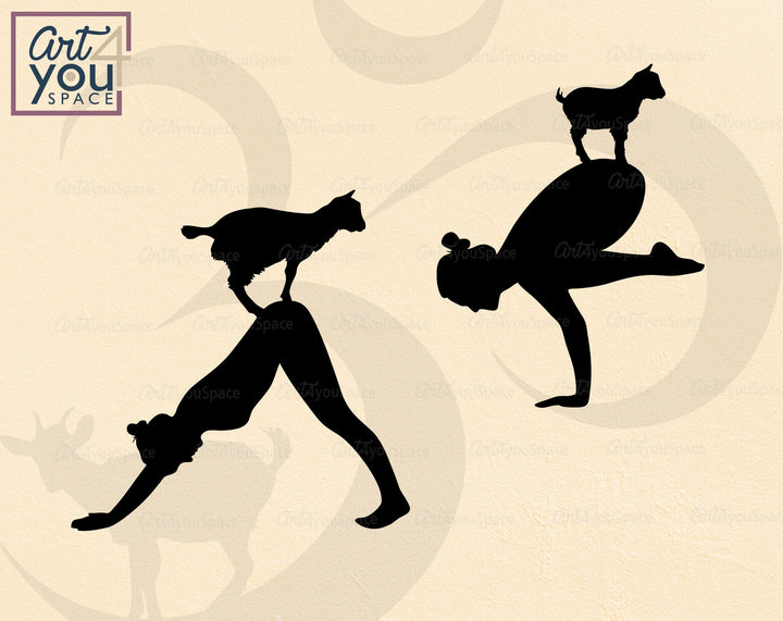 Goat yoga, Svg