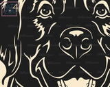 Golden Retriever Blac DXF