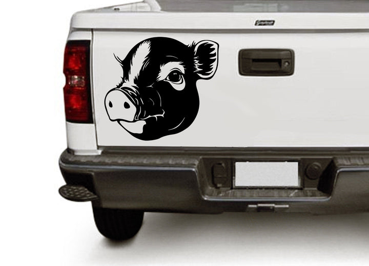 Mini Pig Head Svg