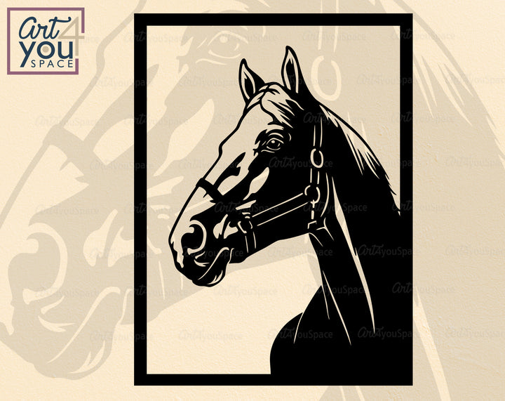 Horse Portrait SVG