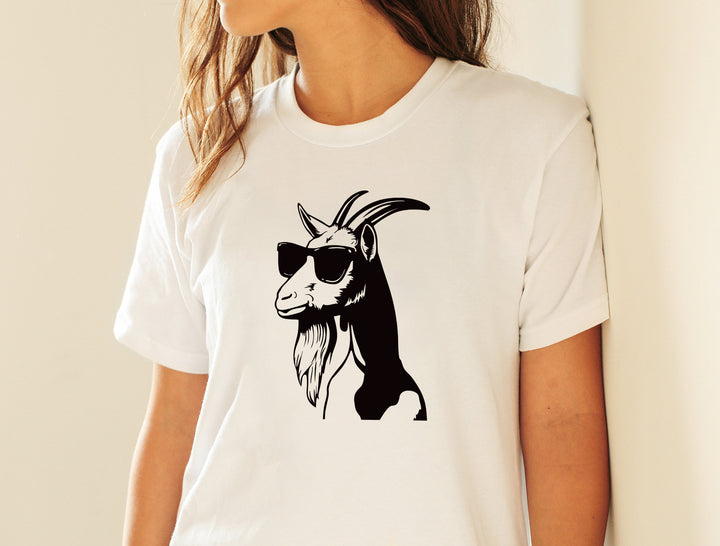 Cool Goat With Sunglasses Art
