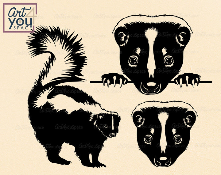 Cute Skunk SVG