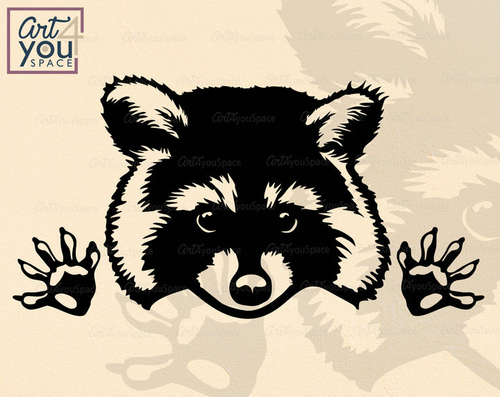 Raccoon SVG