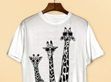 Funny Giraffes With Sunglasses SVG