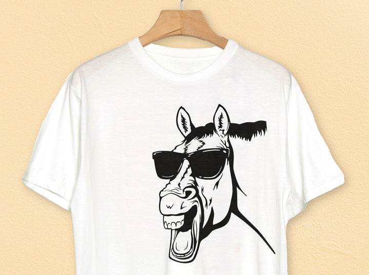 Cool Funny Horse Sunglasses PNG