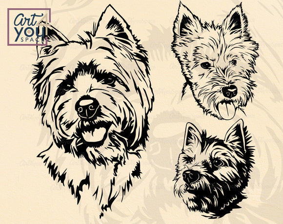 West Highland White Terrier SVG