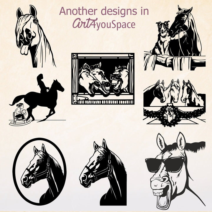 Cool Funny Horse Sunglasses Clipart