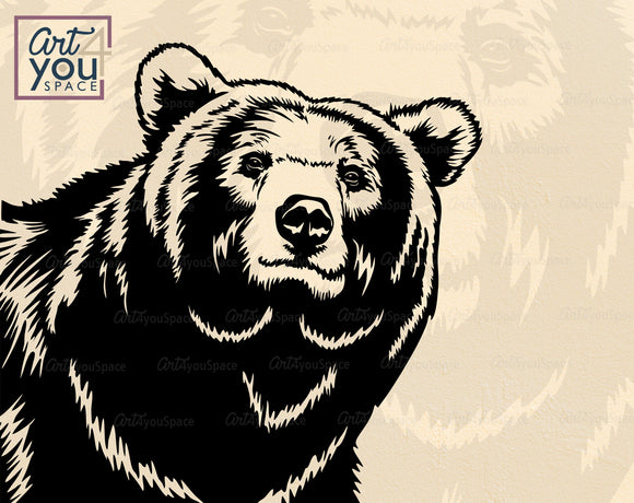 Grizzly Bear SVG