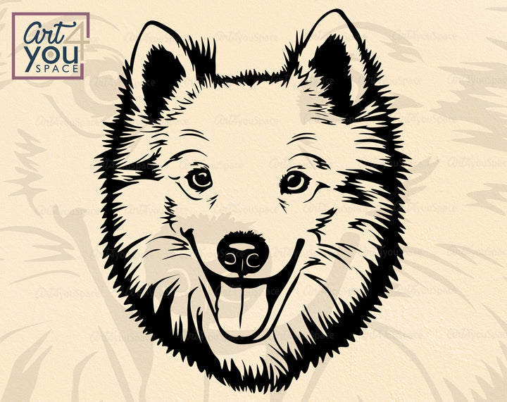 American Eskimo SVG