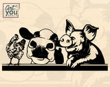 Farm Animal Designs DXF