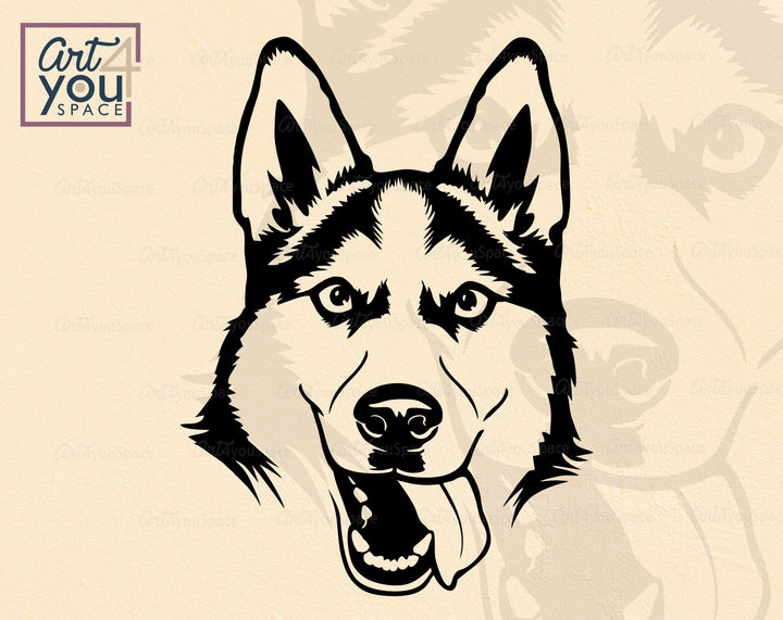 Siberian Husky Clipart