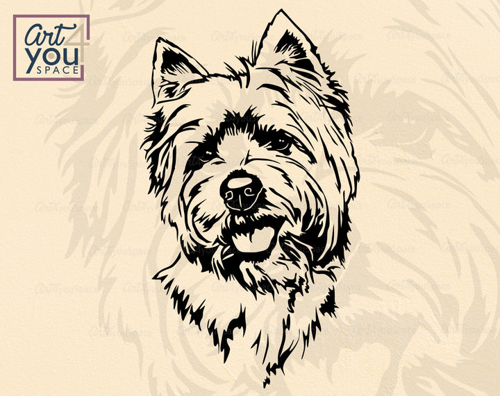 West Highland White Terrier SVG