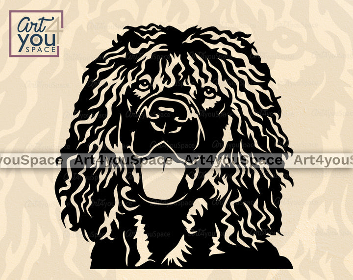 Irish Water Spaniel DXF