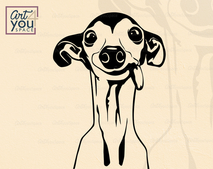 Italian Greyhound SVG