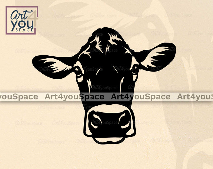 cow head svg