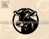 jersey cow farm logo