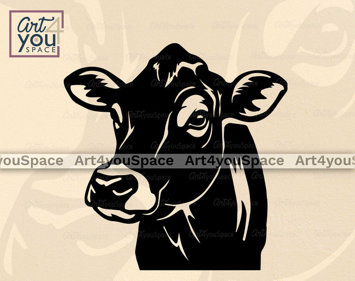 jersey cow art