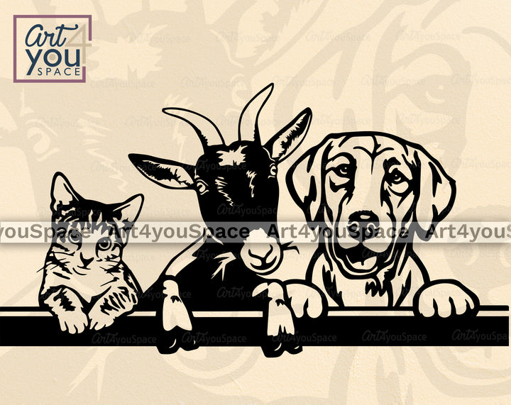 labrador farm svg