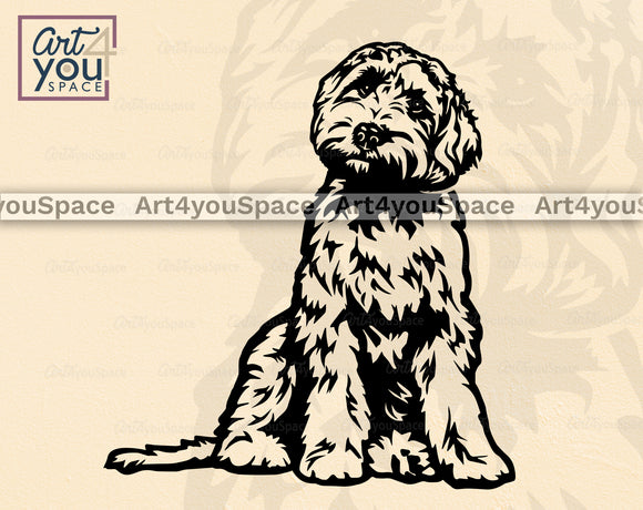 Labradoodle SVG