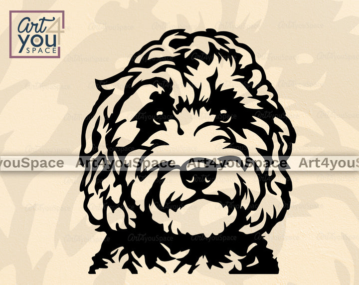 Labradoodle Laser Cut File