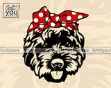 Black Labradoodle Vector
