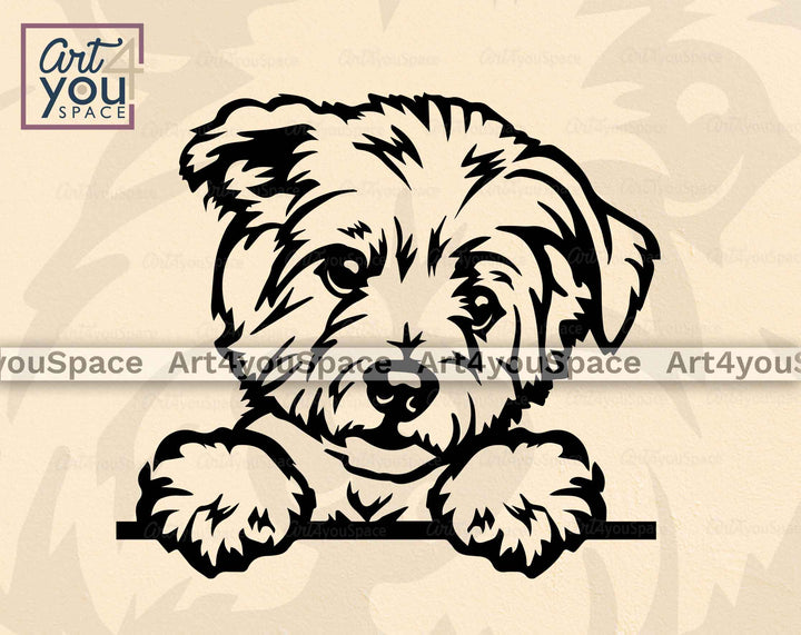 cute puppy svg