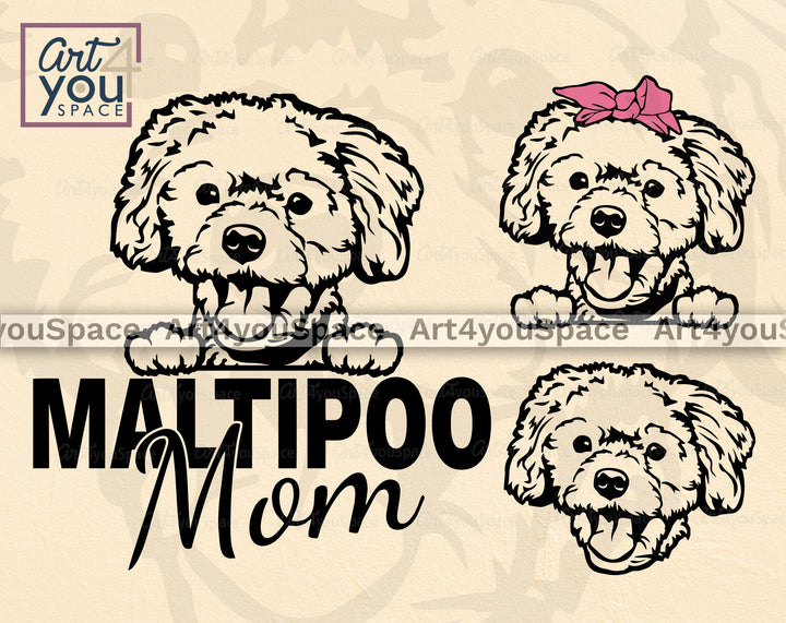 Maltipoo SVG