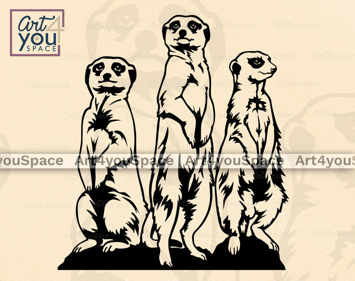Meercat Cipart