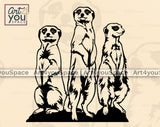 Meercat Cipart