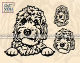 mini Golden doodle svg