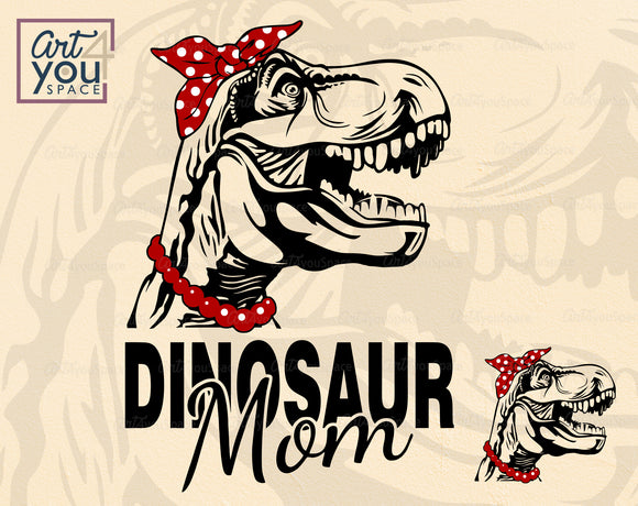 Dinosaur Mom SVG