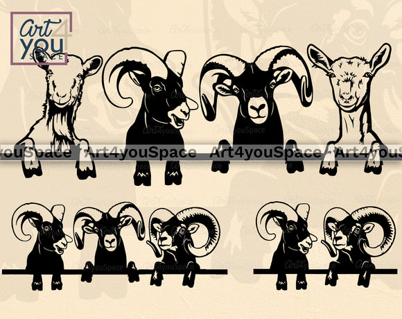 Mountine Goats SVG
