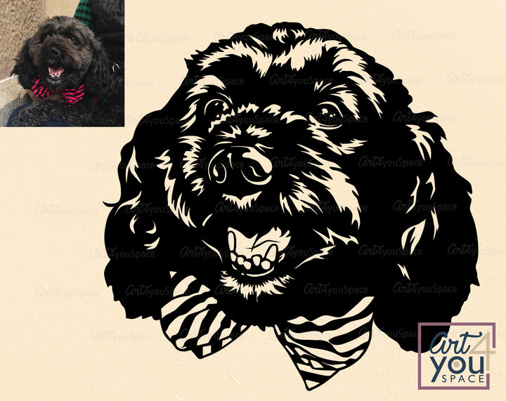Personalized Design, Digital Custom Pet Portrait SVG