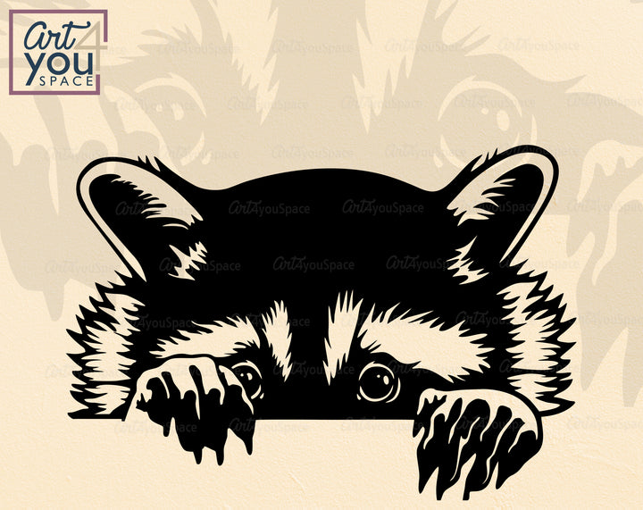 Racoon SVG