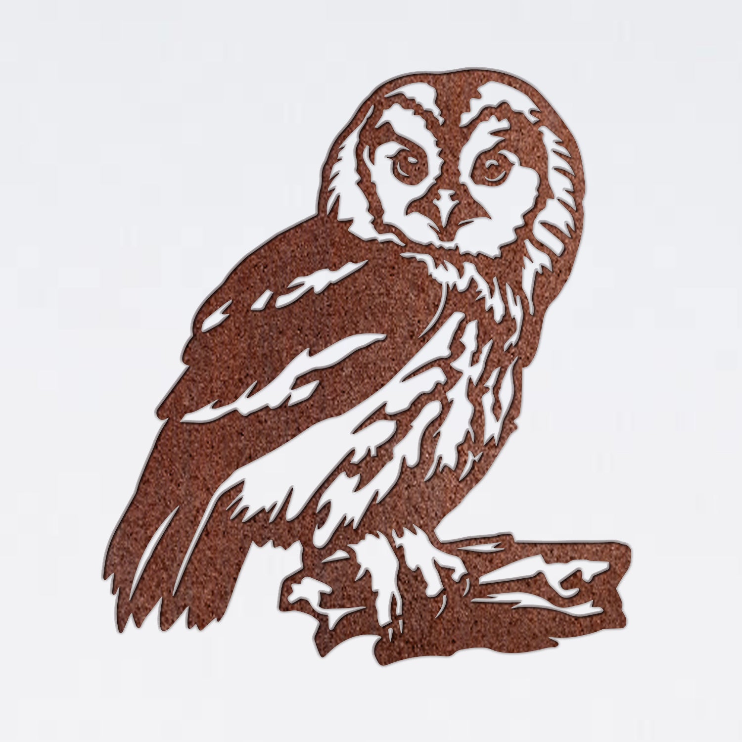 tawny owl line drawing
