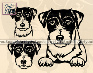 parson russell terrier svg