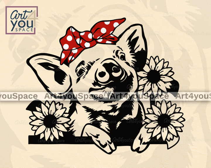 pig svg file for cricut