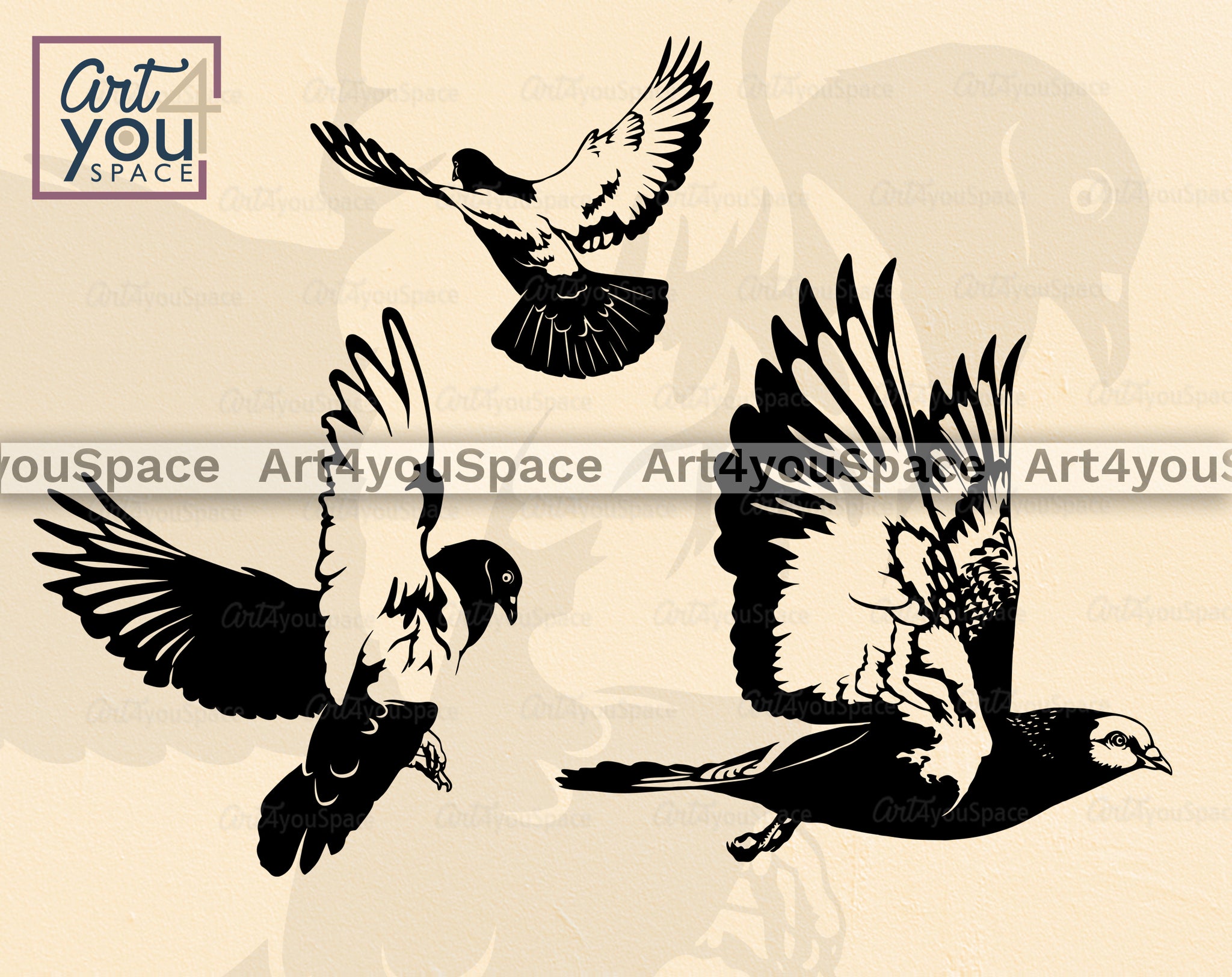 flying bird clipart png