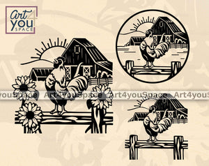 poultry farm logo design