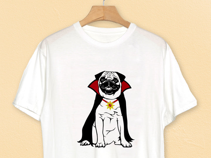 Pug Dracula Vector