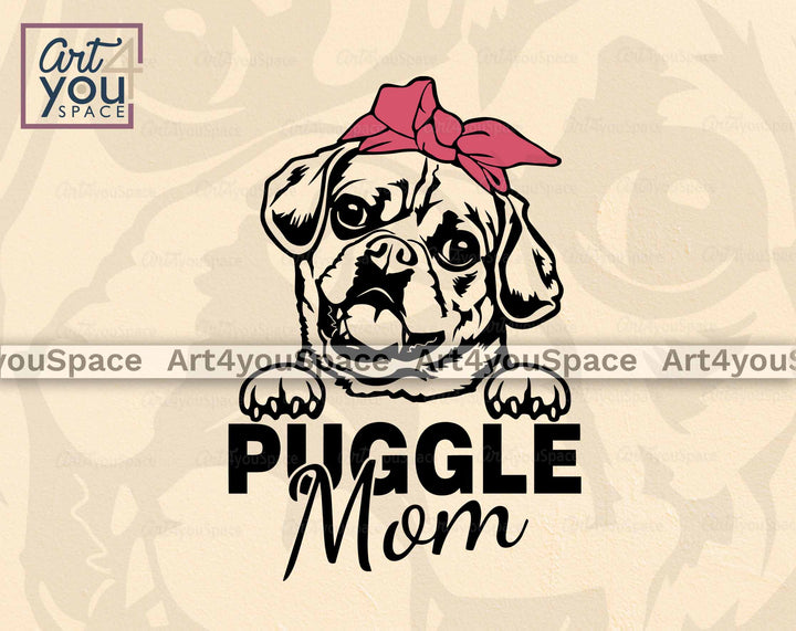 puggle mom design