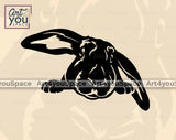 rabbit peeking svg