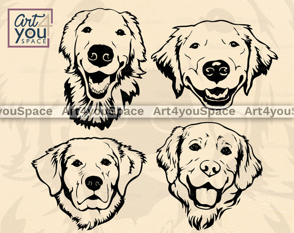 Golden Retriever SVG