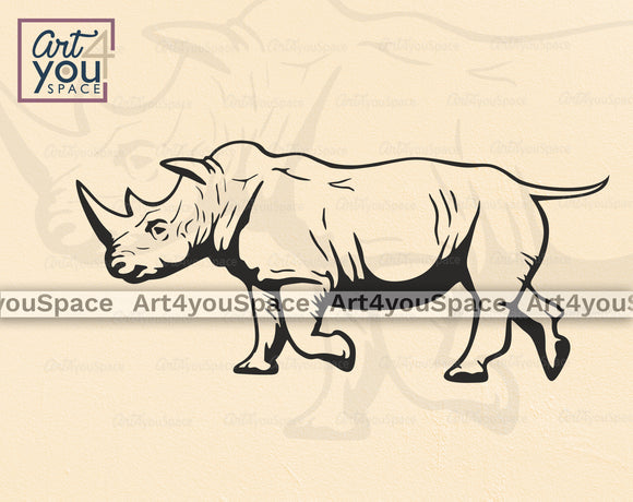Rhinoceros SVG
