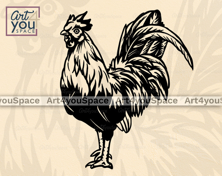 Rooster Cricut