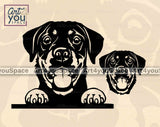 funny Rottweiler dog Svg file