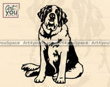  Saint Bernard Vector